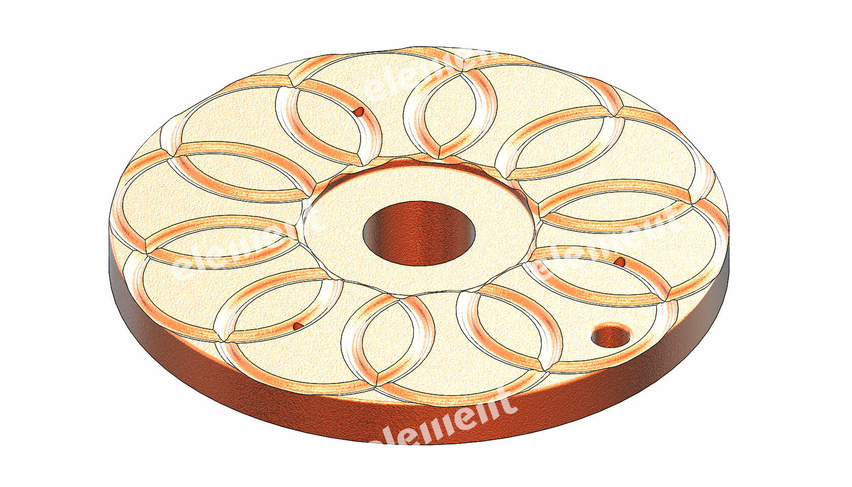 PISTON WEARING PLATE 442.972401 for mining equipment